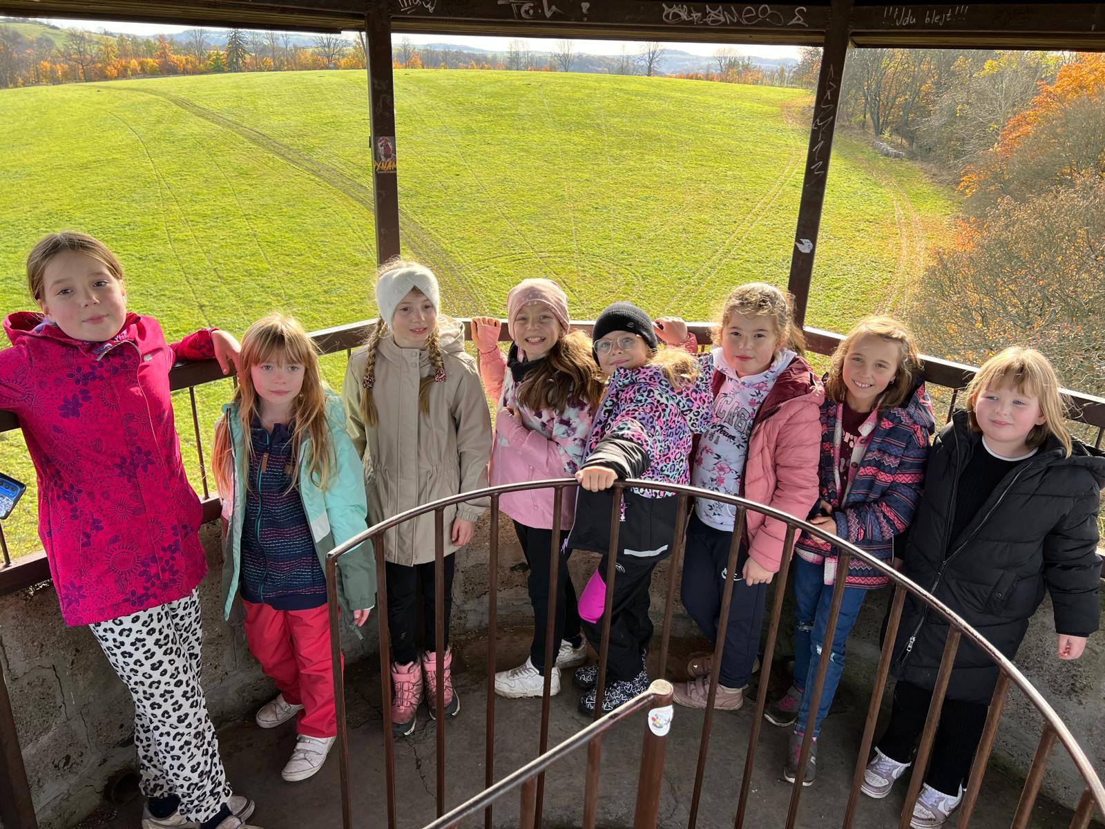 Školní klub  Školní družina vyrazily na rozhlednu Chlum