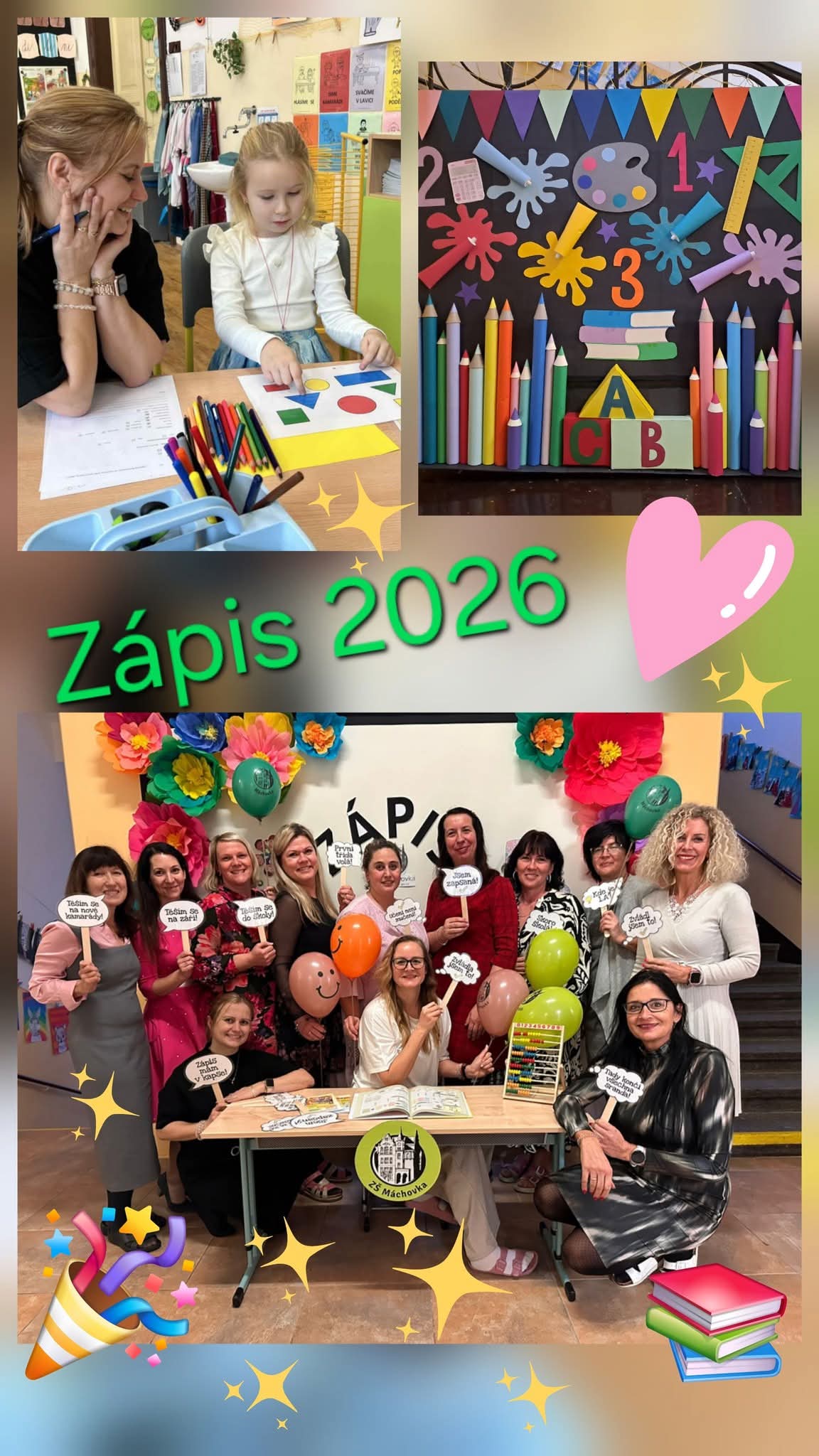 Páteční prezenční zápis do prvních tříd