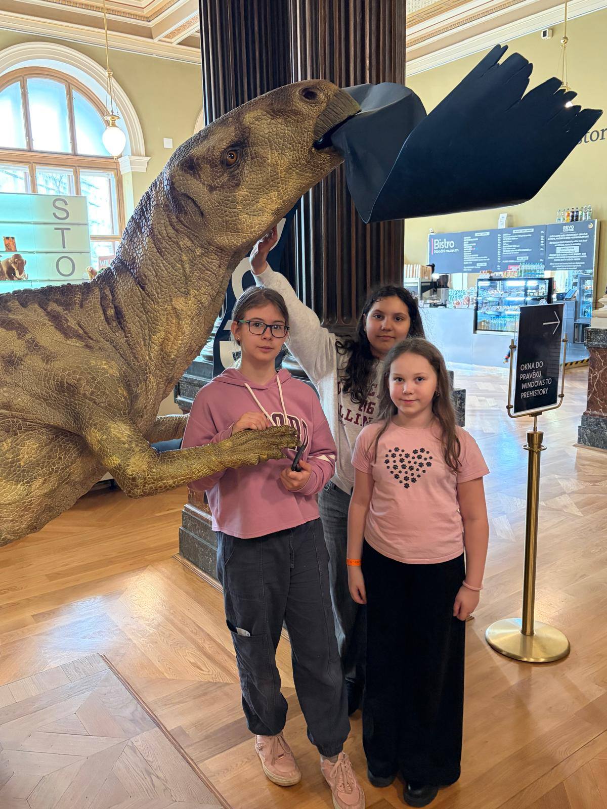 Třída 4. B vyrazila do Národního muzea