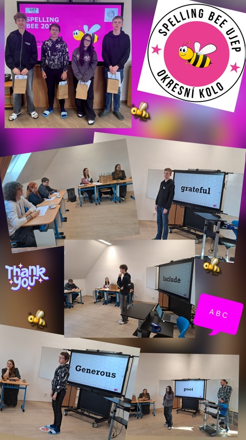 Okresní kolo jazykové soutěže "Spelling Bee"